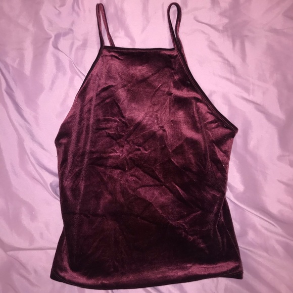 Velvet garage halter top never worn - Picture 1 of 3